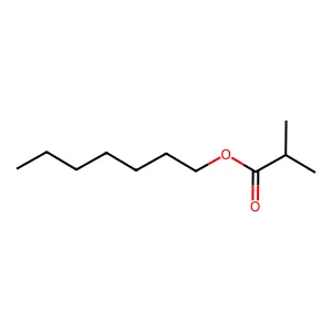 Heptyl isobutyrate structure
