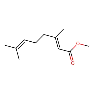 2,6-Octadienoic acid, 3,7-dimethyl-, ethyl ester structure