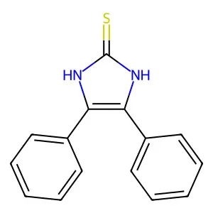 4,5-Diphenyl-2-imidazolethiol structure