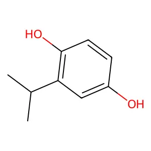 2-Isopropylhydroquinone structure