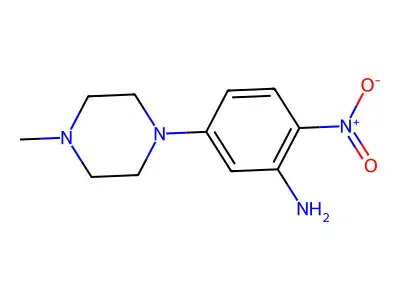 5-(4-Methylpiperazin-1-yl)-2-nitroaniline structure