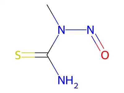 1-Methyl-nitroso-2-thiourea structure