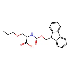 N-a-Fmoc-a-aminoisobutyric acid, N-Fmoc-C-a-methylalanine structure