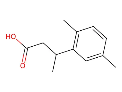3-(2,5-dimethylphenyl)butanoic Acid structure
