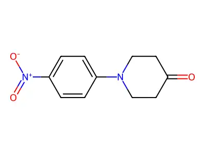 1-(4-Nitrophenyl)piperidin-4-one structure