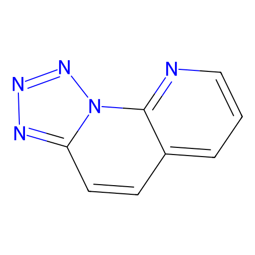 Tetraazolo[1,5-a][1,8]naphthyridine structure