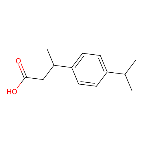 3-[4-(Propan-2-yl)phenyl]butanoic acid structure