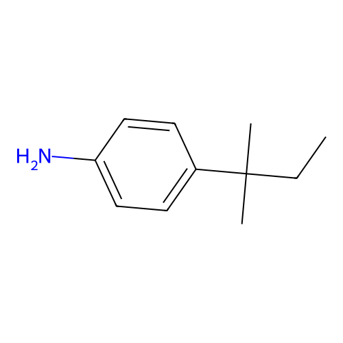 4-(2-Methylbutan-2-yl)aniline structure