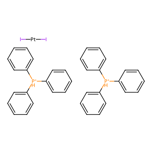 Diiodoplatinum;bis(triphenylphosphanium) structure