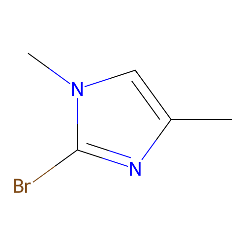 2-Bromo-1,4-dimethyl-1H-imidazole structure