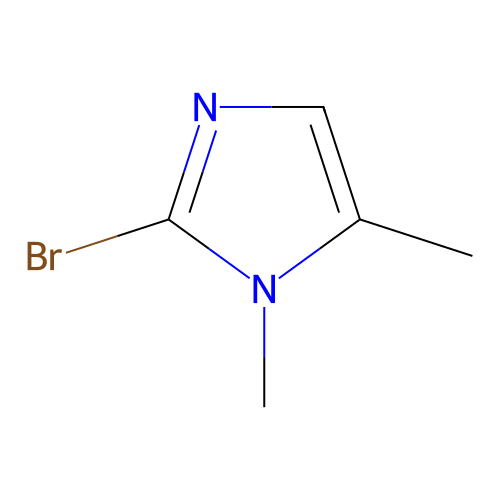 2-Bromo-1,5-dimethyl-1H-imidazole structure