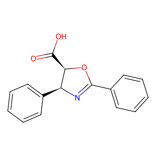 (4S,5S)-2,4-Diphenyl-4,5-dihydrooxazole-5-carboxylic Acid structure