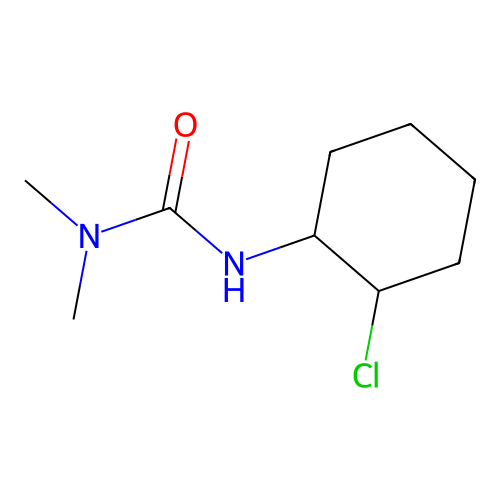 3-(2-Chlorocyclohexyl)-1,1-dimethylurea structure