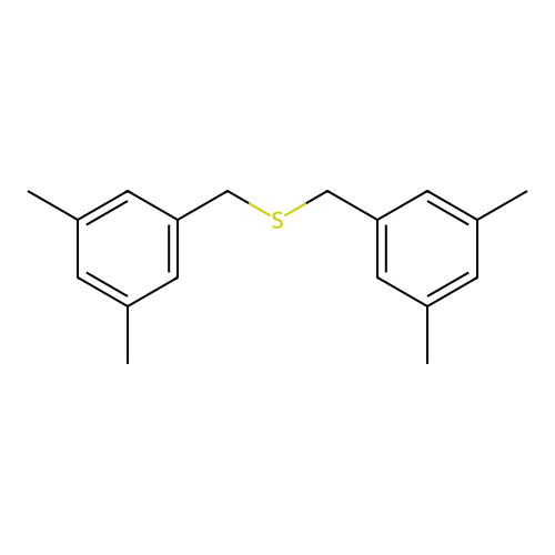 Sulfide, bis(3,5-dimethylbenzyl) structure