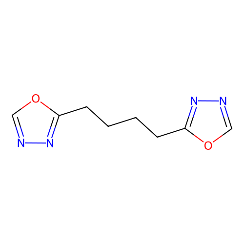 2-(4-(1,3,4-Oxadiazol-2-yl)butyl)-1,3,4-oxadiazole structure
