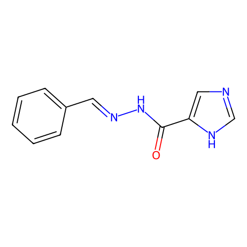 N-(benzylideneamino)-1H-imidazole-5-carboxamide structure