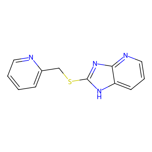 2-[(pyridin-2-ylmethyl)sulfanyl]-3H-imidazo[4,5-b]pyridine structure