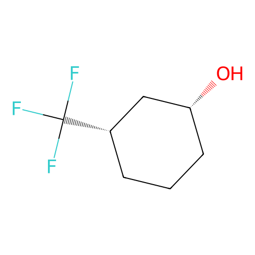 (1R,3S)-3-(trifluoromethyl)cyclohexan-1-ol structure