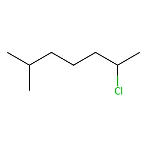 2-Chloro-6-methylheptane structure