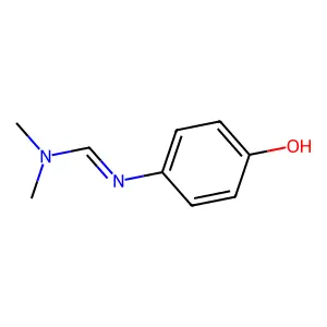 N'-(4-Hydroxyphenyl)-N,N-dimethylformamidine structure