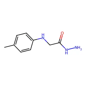p-Tolylamino-acetic acid hydrazide structure