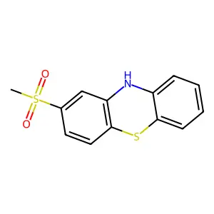 2-(methylsulphonyl)-10H-phenothiazine structure