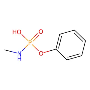 Bis(4-methoxyphenyl) N,N-bis(2-chloroethyl)phosphoramidate structure