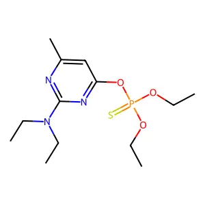 嘧啶磷 structure