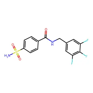 4-(Aminosulfonyl)-N-((3,4,5-Trifluorophenyl)Methyl)-Benzamide structure