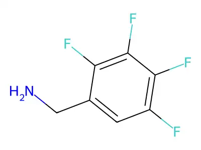 (2,3,4,5-Tetrafluorophenyl)methanamine structure