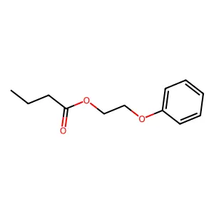 2-Phenoxyethyl butanoate structure
