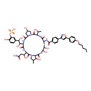 米卡芬净 structure