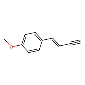 benzene, 1-[(1E)-1-buten-3-ynyl]-4-methoxy- structure