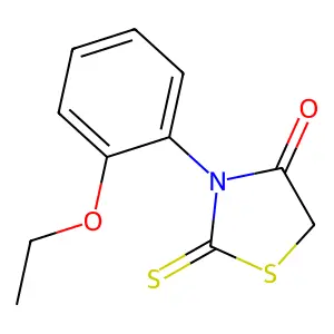 3-(o-Ethoxyphenyl)-rhodanine structure