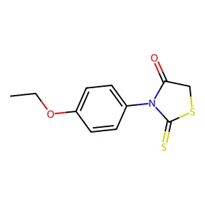 3-(p-Ethoxyphenyl)-rhodanine structure