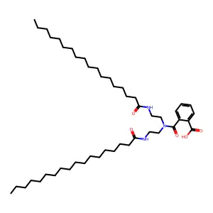 2-((Bis(2-((1-oxooctadecyl)amino)ethyl)amino)carbonyl)benzoic acid structure