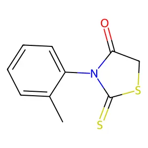 Rhodanine, 3-(o-tolyl)- structure
