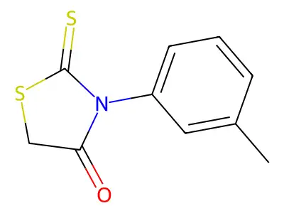 3-m-Tolylrhodanine structure