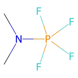 Phosphoranamine, 1,1,1,1-tetrafluoro-N,N-dimethyl- structure