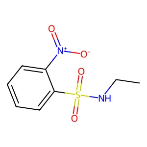 N-ethyl-2-nitrobenzene-1-sulfonamide structure