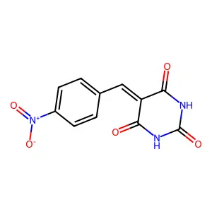 5-(4-Nitrobenzylidene)barbituric acid structure