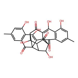 (+)-Rugulosin structure