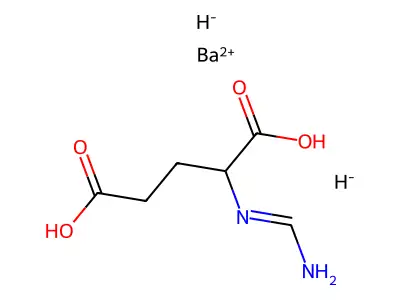 Barium N-formimidoyl-L-glutamate (1:2) structure