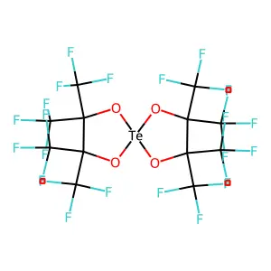 2,2,3,3,7,7,8,8-octakis(trifluoromethyl)-1,4,6,9-tetraoxa-5 structure