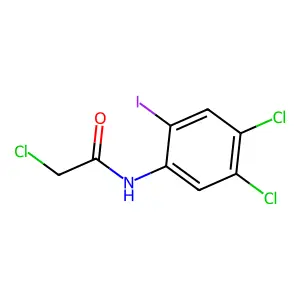Acetanilide, 2'-iodo-2,4',5'-trichloro- structure