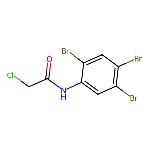 Acetanilide, 2-chloro-2',4',5'-tribromo- structure
