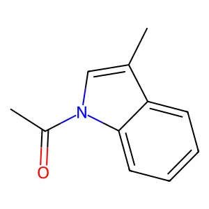 1-(3-Methyl-1H-indol-1-yl)ethanone structure