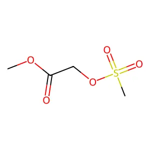 乙醇酸甲酯甲磺酸酯 structure