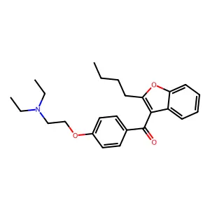 Deiodoamiodarone structure