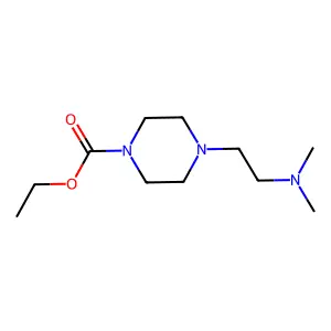 Ethyl 4-[2-(dimethylamino)ethyl]piperazine-1-carboxylate structure